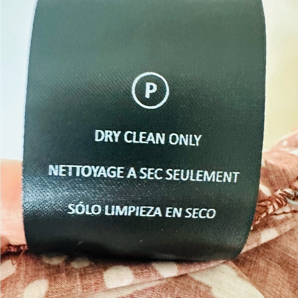 Anthropologie Atsu V-Neck Brown and Gold Ruffled Maxi Dress - Picture 10 of 10